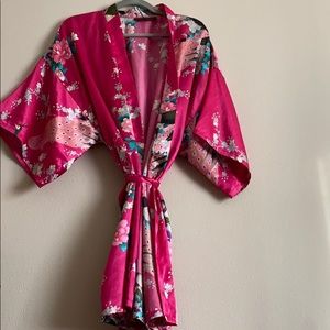 Silk robe